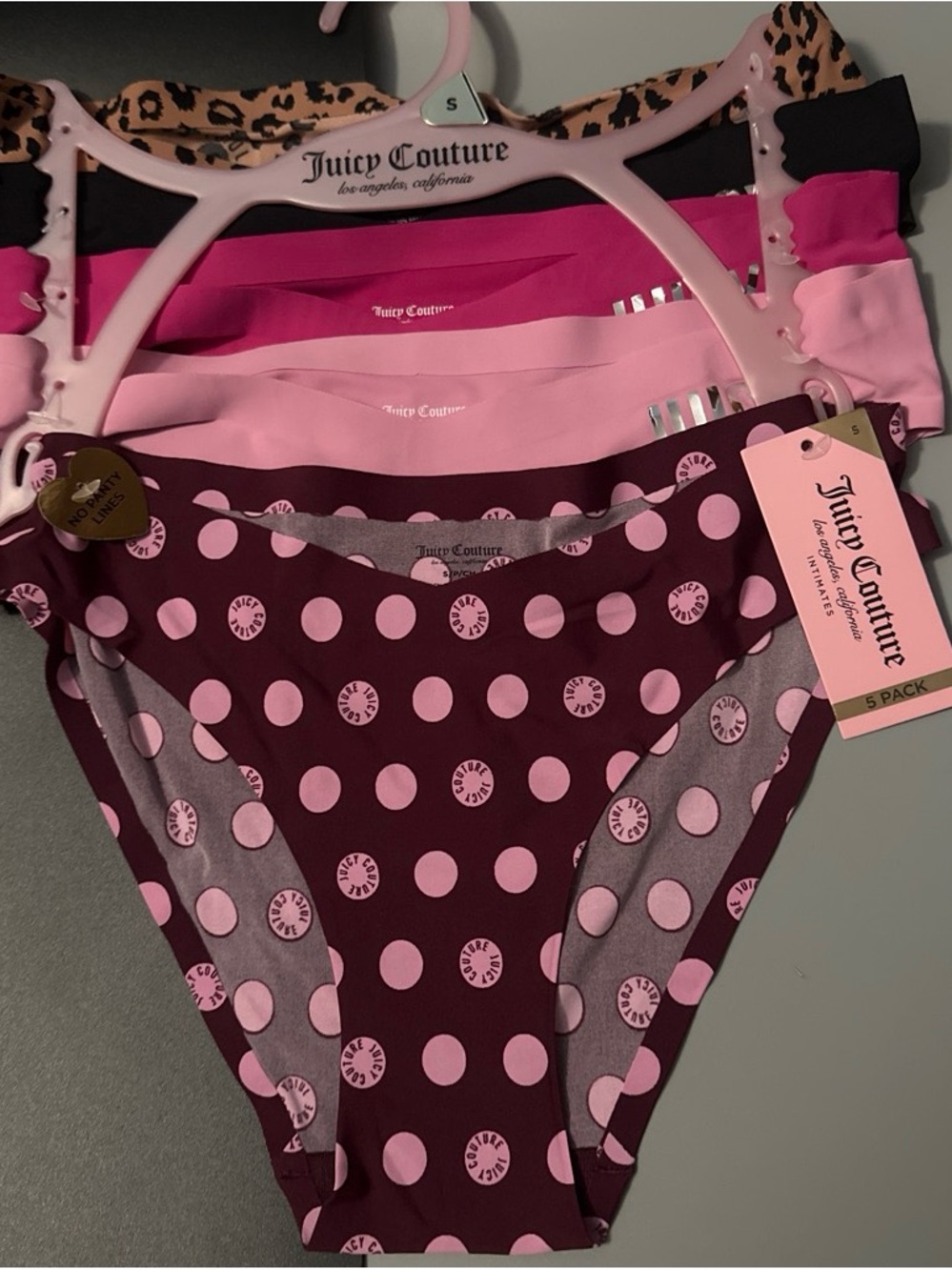 Juicy Couture women  Polka Dot Bikini Bottoms - 5 Pack